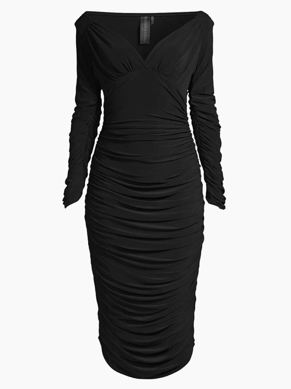 Norma Kamali Tara Long-Sleeve Dress from Revolve